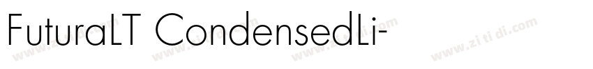 FuturaLT CondensedLi字体转换